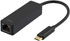 Deltaco USB 3.1 nätverksadapter, Gigabit, 1xRJ45, 1xUSB 3.1 Typ C hane, svart Deltaco USB 3.1 nätverksadapter, Gigabit, 1xRJ45, 1xUSB 3.1 Typ C hane, svart
