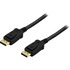 Deltaco displayport monitorkabel, 20-pin ha - ha 2m, svart Deltaco displayport monitorkabel, 20-pin ha - ha 2m, svart