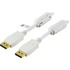 Deltaco displayport monitorkabel, 20-pin ha - ha 3m, vit Deltaco displayport monitorkabel, 20-pin ha - ha 3m, vit