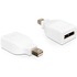 Delock mini displayport till displayport, svart Delock mini displayport till displayport, svart