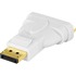 Deltaco displayport till dvi-i, 20-pin hane till 29-pin hona, vit Deltaco displayport till dvi-i, 20-pin hane till 29-pin hona, vit
