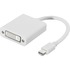 Deltaco mini displayport till dvi-i adapter, ha-ho, 0,05m, vit Deltaco mini displayport till dvi-i adapter, ha-ho, 0,05m, vit
