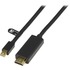 Deltaco mini displayport till hdmi kabel med ljud, ha-ha, 1m, vit Deltaco mini displayport till hdmi kabel med ljud, ha-ha, 1m, vit