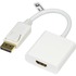 Deltaco displayport till hdmi adapter, 20-pin ha - ho, 0,2m, vit Deltaco displayport till hdmi adapter, 20-pin ha - ho, 0,2m, vit