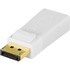 Deltaco displayport till hdmi adapter, 20-pin ha - ho, vit Deltaco displayport till hdmi adapter, 20-pin ha - ho, vit