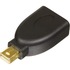 Deltaco mini displayport ha till displayport ho, svart Deltaco mini displayport ha till displayport ho, svart