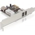 Delock pci-express x1, firewire 400 kort, 3x6-pin, 2 ext / 1 int Delock pci-express x1, firewire 400 kort, 3x6-pin, 2 ext / 1 int