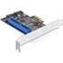 Delock kontrollerkort, pci-express x1, sata 6gb/s, 2xsata 1xide Delock kontrollerkort, pci-express x1, sata 6gb/s, 2xsata 1xide
