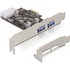 Delock pcie x1 kort, usb 3.0, 2xtyp a portar(2 ext), molex-ström Delock pcie x1 kort, usb 3.0, 2xtyp a portar(2 ext), molex-ström