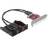 Delock pcie x1 kort, usb 3.0, 2xtyp a portar i fronten, floppy-ström Delock pcie x1 kort, usb 3.0, 2xtyp a portar i fronten, floppy-ström