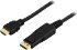 Deltaco DisplayPort till HDMI monitorkabel med ljud, ha - ha, 0,5m Deltaco DisplayPort till HDMI monitorkabel med ljud, ha - ha, 0,5m