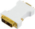 Deltaco, DVI adapter analog DVI - analog VGA, ha - ho, vit Deltaco, DVI adapter analog DVI - analog VGA, ha - ho, vit