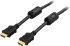 Deltaco HDMI-kabel HDMI High Speed with Ethernet 19-pin ha-ha 4K Ethernet 3D returljud svart 1,5m Deltaco HDMI-kabel HDMI High Speed with Ethernet 19-pin ha-ha 4K Ethernet 3D returljud svart 1,5m