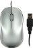Deltaco optisk mus med 2 knappar och scroll, 1000 DPI, USB, silver/svart Deltaco optisk mus med 2 knappar och scroll, 1000 DPI, USB, silver/svart