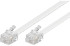 Deltaco modularkabel, 6P4C(RJ11) till 6P4C(RJ11), 3m, vit Deltaco modularkabel, 6P4C(RJ11) till 6P4C(RJ11), 3m, vit