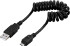 Deltaco USB 2.0 spiralkabel Typ A ha - Typ Micro B ha, 5-pin, för laddning/dataöverföring till smartphone, 1m, svart Deltaco USB 2.0 spiralkabel Typ A ha - Typ Micro B ha, 5-pin, för laddning/dataöverföring till smartphone, 1m, svart