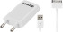Deltaco strömadapter från 230V AC till 5V USB Typ A hona, 1A, USB-synk-/laddarkabel till iPod och iPhone, 2m, vit Deltaco strömadapter från 230V AC till 5V USB Typ A hona, 1A, USB-synk-/laddarkabel till iPod och iPhone, 2m, vit