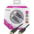 Deltaco displayport monitorkabel, 20-pin ha - ha 5m Deltaco displayport monitorkabel, 20-pin ha - ha 5m