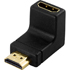DeLOCK HDMI-adapter, 19-pin ha till ho, vinklad, guldpläterade kontakter DeLOCK HDMI-adapter, 19-pin ha till ho, vinklad, guldpläterade kontakter