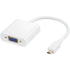 Deltaco mini HDMI till VGA-adapter Deltaco mini HDMI till VGA-adapter