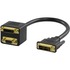 Deltaco, DVI-adapter, Dual Link, 1xDVI-A ha till 1xDVI-I ho 1xHD15 ho Deltaco, DVI-adapter, Dual Link, 1xDVI-A ha till 1xDVI-I ho 1xHD15 ho