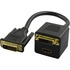 Deltaco, DVI-adapter, Dual Link, 1xDVI-D ha till 1xDVI-D ho 1xHDMI ho Deltaco, DVI-adapter, Dual Link, 1xDVI-D ha till 1xDVI-D ho 1xHDMI ho