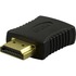 Deltaco, HDMI-adapter, 19-pin hane till hona Deltaco, HDMI-adapter, 19-pin hane till hona