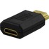 Deltaco HDMI-adapter, mini HDMI hona till HDMI hane, 19-pin Deltaco HDMI-adapter, mini HDMI hona till HDMI hane, 19-pin