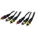 Deltaco, Audio/kompositvideokabel, 3xRCA ha - ha, 2m Deltaco, Audio/kompositvideokabel, 3xRCA ha - ha, 2m