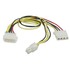 Deltaco, Adapterkabel 4-pin till ATX12V P4 med mellanstycke Deltaco, Adapterkabel 4-pin till ATX12V P4 med mellanstycke