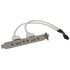 Deltaco, 2x5 polig USB kontakt för moderkort med USB stöd Deltaco, 2x5 polig USB kontakt för moderkort med USB stöd