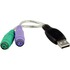 Deltaco, aktiv USB adapter till 2xPS/2, mus och tangentbord Deltaco, aktiv USB adapter till 2xPS/2, mus och tangentbord