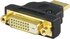 Deltaco HDMI-adapter, HDMI 19-pin hane till DVI-D hona, guldplätera Deltaco HDMI-adapter, HDMI 19-pin hane till DVI-D hona, guldplätera