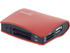 Deltaco USB 2.0 minneskortläsare med USB-hubb extern SDHC CF MS M2 microSDHC 6 slot röd Deltaco USB 2.0 minneskortläsare med USB-hubb extern SDHC CF MS M2 microSDHC 6 slot röd