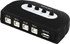Deltaco manuell USB-switch 4 datorer till en enhet Deltaco manuell USB-switch 4 datorer till en enhet
