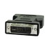 Deltaco DVI-adapter, DVI-A - VGA(HD15), ha - ho, guldpläterade kontakter, svart