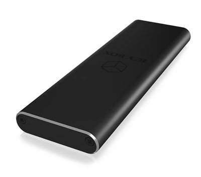 Kabinett M.2 SSD SATA USB 3.0 - Svart