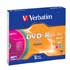 Verbatim DVD-R 16x 4,7GB 120min 5-pack slim case AZO färgade