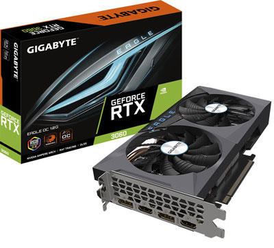 Gigabyte GeForce RTX 3060 EAGLE OC 12G Rev 2.0 (LHR)