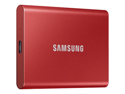 Samsung T7 Portable Metallic Red 500GB