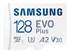 Samsung EVO Plus Flash memory card (microSDXC to SD adapter included) 128 GB