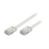 Deltaco, UTP Cat6 patchkabel, flat, 15m, 250MHz, vit Deltaco, UTP Cat6 patchkabel, flat, 15m, 250MHz, vit
