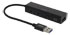 Deltaco USB Mini Hubb med fyra USB-A portar, USB 3.1 Gen 1, svart Deltaco USB Mini Hubb med fyra USB-A portar, USB 3.1 Gen 1, svart