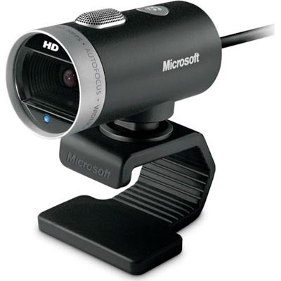 Microsoft lifecam cinema, webbkamera, 720p@30fps, mik ,usb, svart