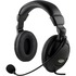 Deltaco headset med mikrofon och volymkontroll 2m kabel, svart