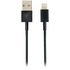 Deltaco USB-synk-/laddarkabel till iPad, iPhone och iPod, MFi, USB Typ A ha - Lightning ha, 2m, svart