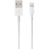 Deltaco USB-synk-/laddarkabel till iPad, iPhone och iPod, MFi, USB Typ A ha - Lightning ha, 1m, vit