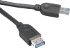 Akasa USB 3.0 kabel, Typ A ha - Typ A ho, 1,5m, svart Akasa USB 3.0 kabel, Typ A ha - Typ A ho, 1,5m, svart