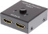 Deltaco prime manuell dubbelriktad HDMI-switch, 2 ingångar till 1 utgång eller tvärtom, HDMI High Speed with Ethernet, svart
