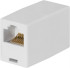 Deltaco modularskarvdon 8P/8C, oskärmad, RJ45, vit Deltaco modularskarvdon 8P/8C, oskärmad, RJ45, vit
